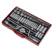 Sealey Premier Socket Set 64 Piece 3/8" & 1/2"Sq Drive