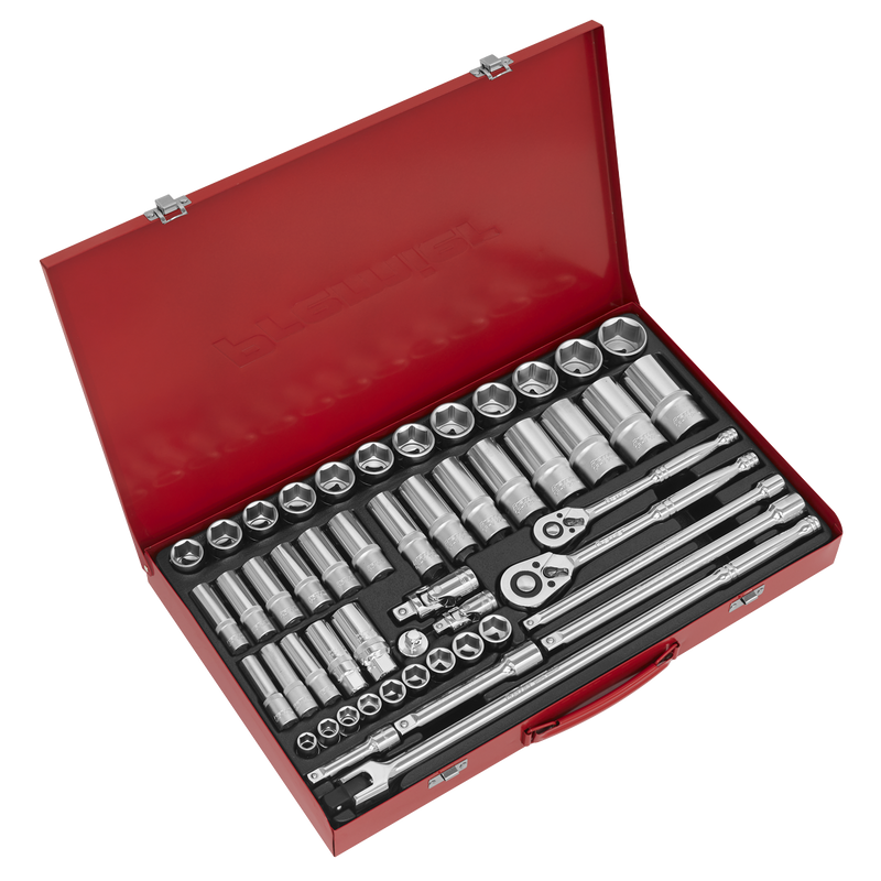 Sealey Premier Socket Set 50 Piece 3/8" & 1/2" Drive AK6942