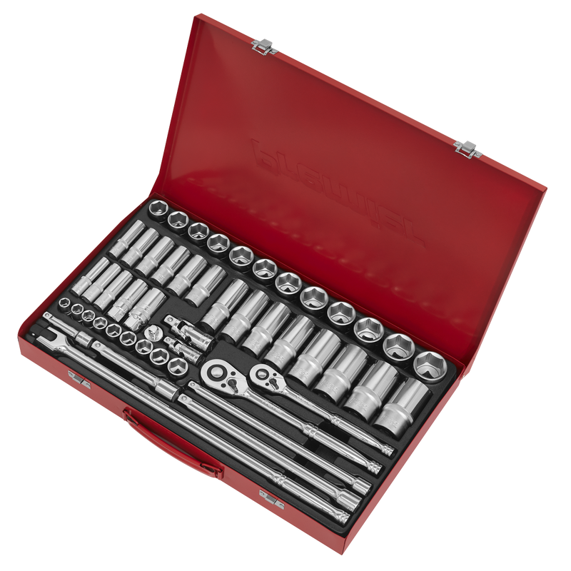 Sealey Premier Socket Set 50 Piece 3/8" & 1/2" Drive AK6942