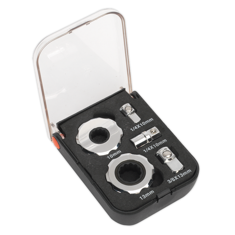 Sealey Premier Ratchet Set 1/4" & 3/8"Sq Drive 5 Piece