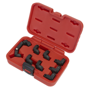 Sealey Injector Pipe Socket Set 3/8"Sq Drive 9 Piece