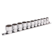 Sealey Premier Total Drive® 3/8" Socket Set 11 Pieces