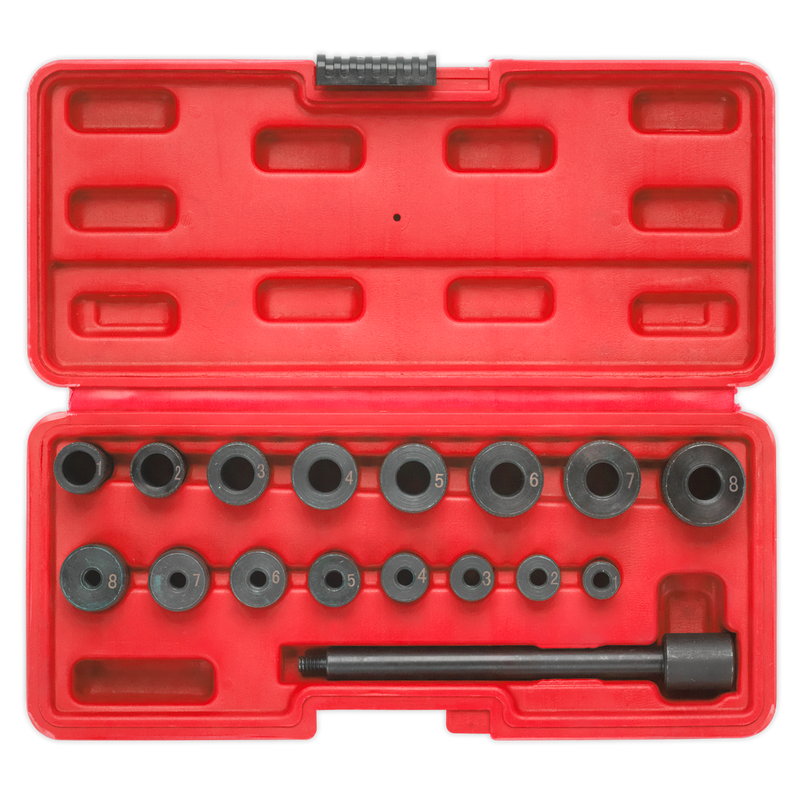 Sealey Universal Clutch Aligning Tool Set 17 Piece