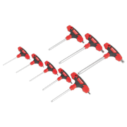 Sealey Premier T-Handle Ball-End Hex Key Set 8 Piece