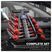 Sealey Premier T-Handle Ball-End Hex Key Set 8 Piece