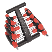 Sealey Premier T-Handle Ball-End Hex Key Set 8 Piece