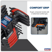 Sealey Premier T-Handle Hex Key Set 14 Piece Metric/Imperial AK7149