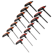 Sealey Premier T-Handle Hex Key Set 14 Piece Metric/Imperial AK7149