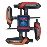 Sealey Premier T-Handle Hex Key Set 14 Piece Metric/Imperial AK7149