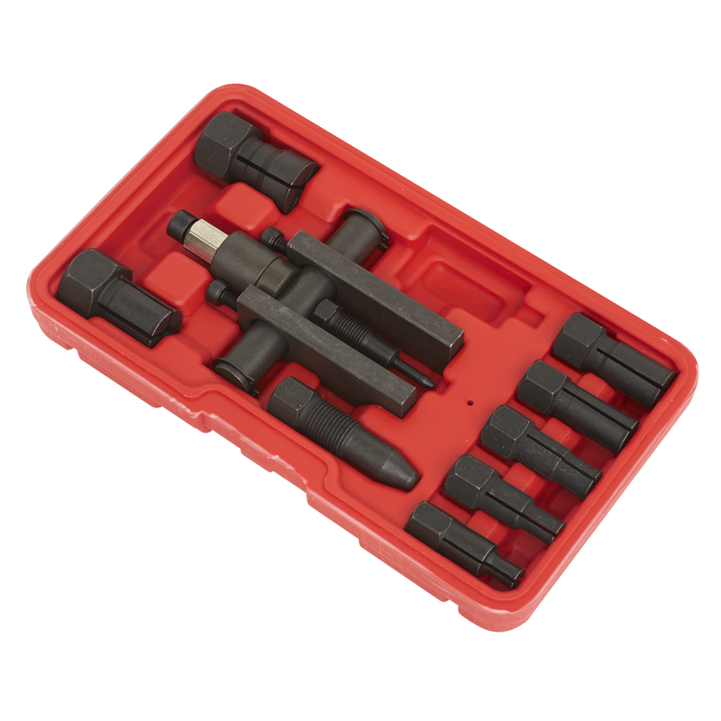 Sealey Bridge Bearing Puller Set 10 Piece, Collet Diameter 8-27mm