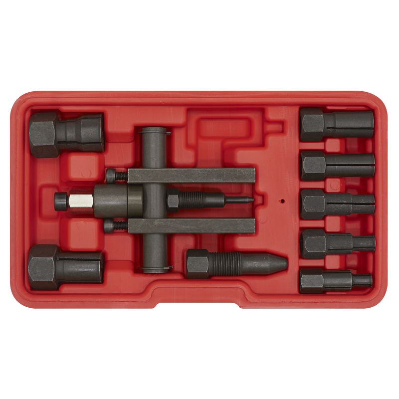 Sealey Bridge Bearing Puller Set 10 Piece, Collet Diameter 8-27mm