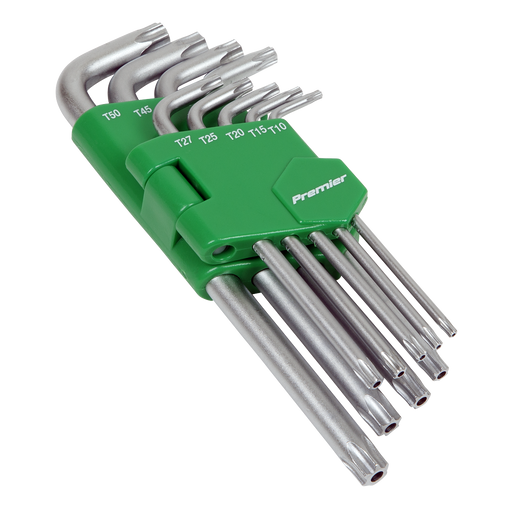 Sealey Premier Key Set 9 Piece AK7162 Chrome Vanadium Steel