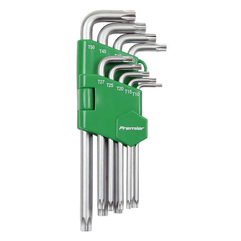 Sealey Premier Key Set 9 Piece AK7162 Chrome Vanadium Steel