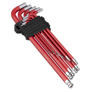 Sealey Premier Extra-Long Hex Key Set 11 Piece 1.5-10mm