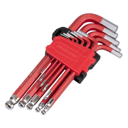 Sealey Premier Long Ball-End Hex Key Set 11 Piece 1.5-10mm