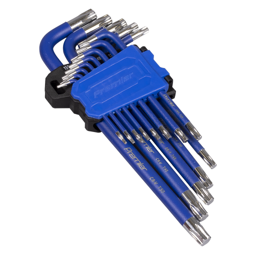 Sealey Premier Key Set 13 Piece AK71650 T6-T50 Length 55-178mm