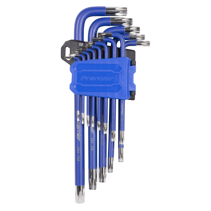Sealey Premier Key Set 13 Piece AK71650 T6-T50 Length 55-178mm