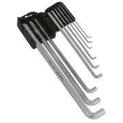 Sealey Premier Hex Key Set 9 Piece 1.5-10mm Extra-Long Stubby