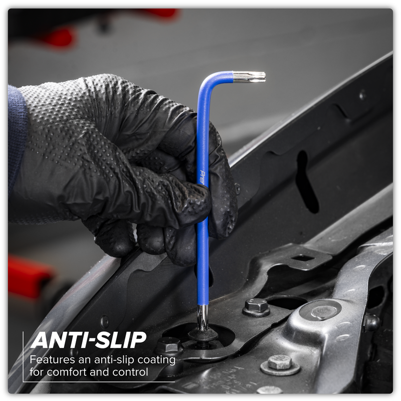 Sealey Premier Long Anti-Slip Hex Key Set 18 Piece AK7176