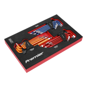 Sealey Premier Master Hex Key Set 27 Piece - Chrome Vanadium Steel