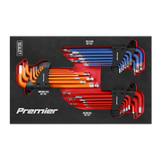 Sealey Premier Master Hex Key Set 27 Piece - Chrome Vanadium Steel