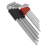 Sealey Premier Hex Key Set 9 Piece AK7181 88-225mm