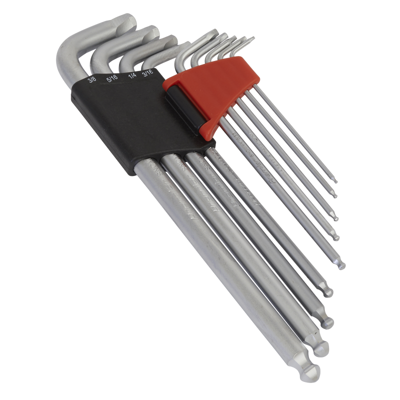 Sealey Premier Hex Key Set 9 Piece AK7181 88-225mm