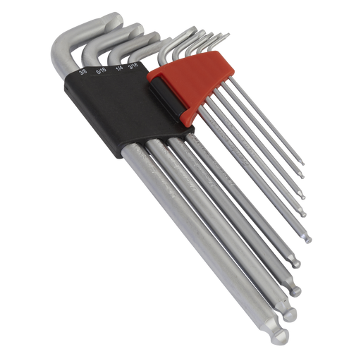 Sealey Premier Hex Key Set 9 Piece AK7181 88-225mm