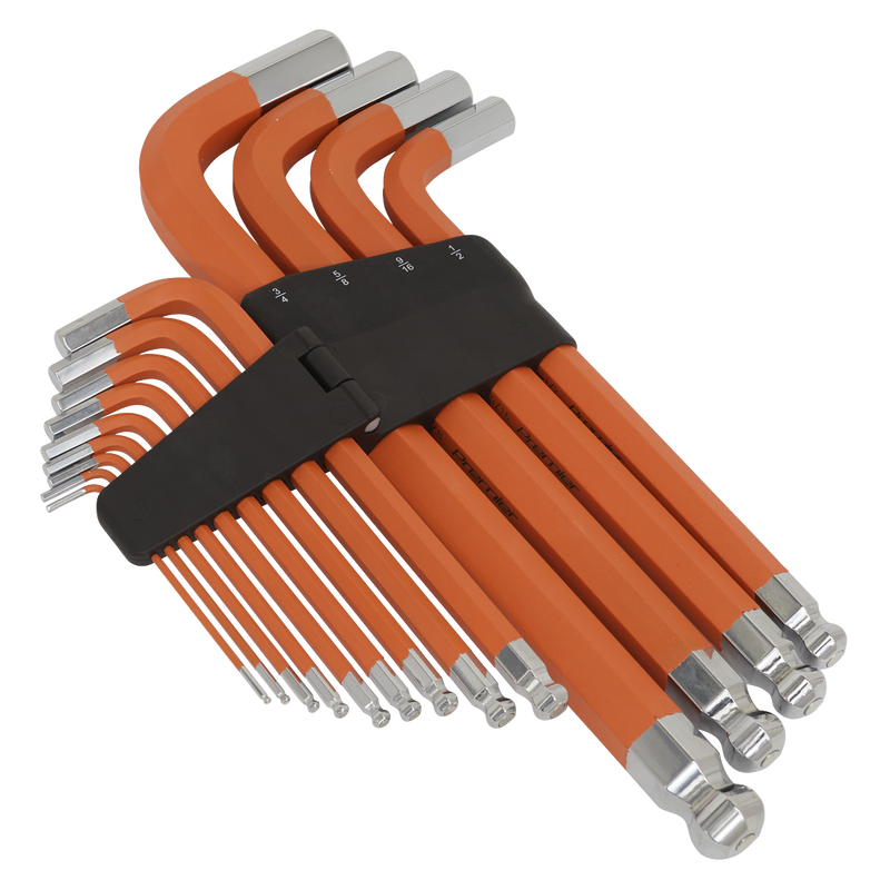 Sealey Premier Hex Key Set 13 Piece Anti-Slip Ball-End AK71870