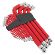 Sealey Premier Jumbo Hex Key Set 13 Piece 2-19mm Anti-Slip