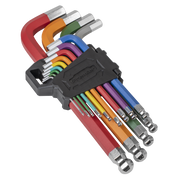 Sealey Premier Jumbo Ball-End Hex Key Set 13 Piece 76-258mm