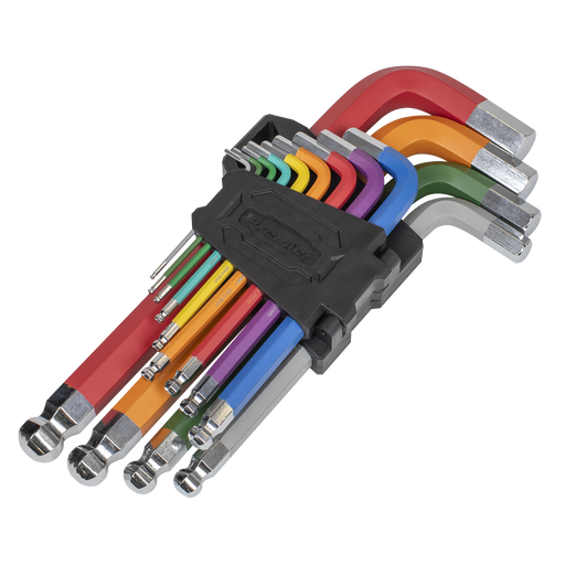 Sealey Premier Jumbo Ball-End Hex Key Set 13 Piece 76-258mm