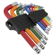 Sealey Premier Jumbo Ball-End Hex Key Set 13 Piece 76-258mm