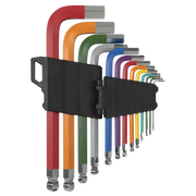 Sealey Premier Jumbo Ball-End Hex Key Set 13 Piece 76-258mm