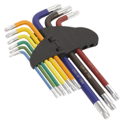 Sealey Premier Key Set 9 Piece AK7193 65-175mm Chrome Vanadium