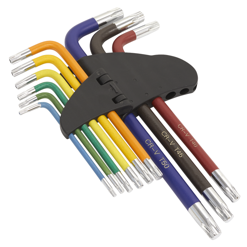 Sealey Premier Key Set 9 Piece AK7193 65-175mm Chrome Vanadium