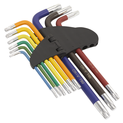 Sealey Premier Key Set 9 Piece AK7193 65-175mm Chrome Vanadium