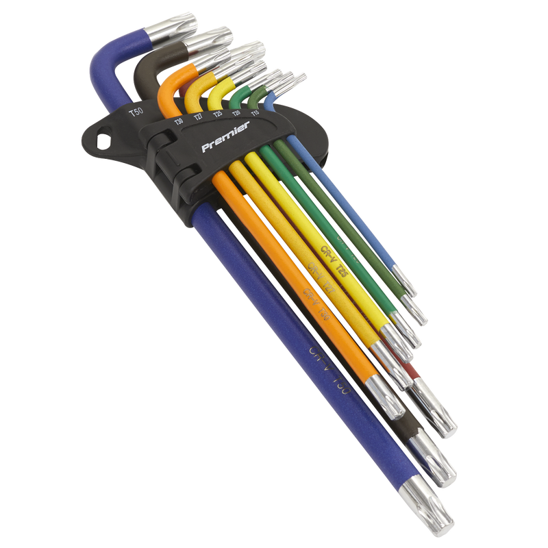 Sealey Premier Key Set 9 Piece AK7194, Length 90-230mm
