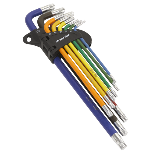 Sealey Premier Key Set 9 Piece AK7194, Length 90-230mm