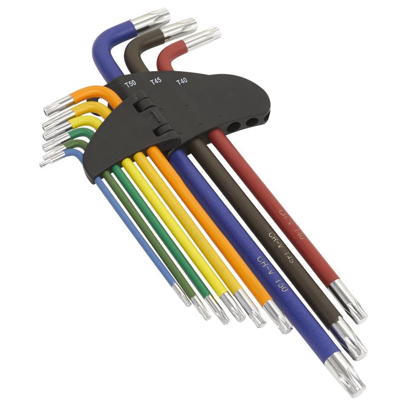 Sealey Premier Key Set 9 Piece AK7194, Length 90-230mm