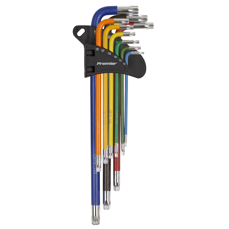 Sealey Premier Key Set 9 Piece AK7194, Length 90-230mm