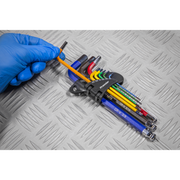Sealey Premier Long Ball-End Hex Key Set 9 Piece 65-175mm