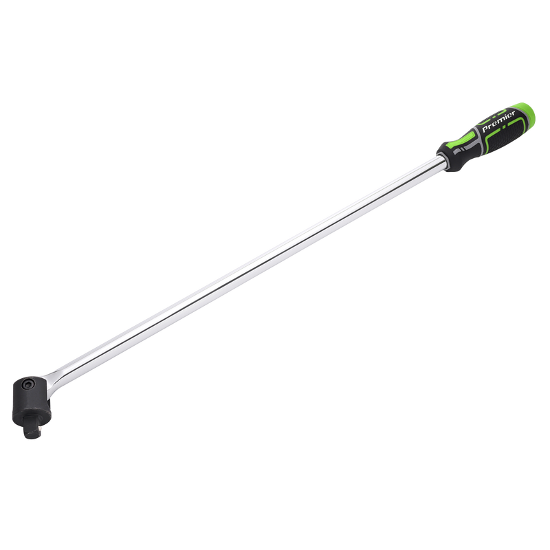 Sealey Premier Breaker Bar 1/2"Sq Drive 600mm Hi-Vis Green