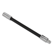 Sealey Premier Flexible Extension Adaptor Set 1/4"Sq & 3/8"Sq - 2 Piece