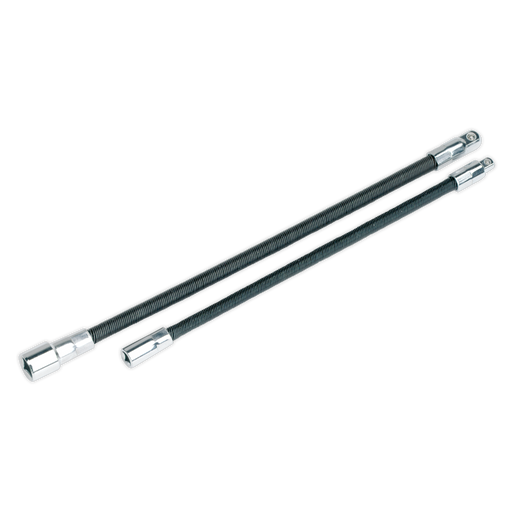 Sealey Premier Flexible Extension Adaptor Set 1/4"Sq & 3/8"Sq 2 Piece