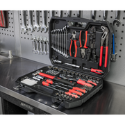 Sealey Mechanic's Tool Kit 100 Piece with 1/4" & 1/2" Drive
