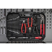 Sealey Mechanic's Tool Kit 100 Piece with 1/4" & 1/2" Drive