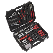 Sealey Mechanic's Tool Kit 100 Piece with 1/4" & 1/2" Drive