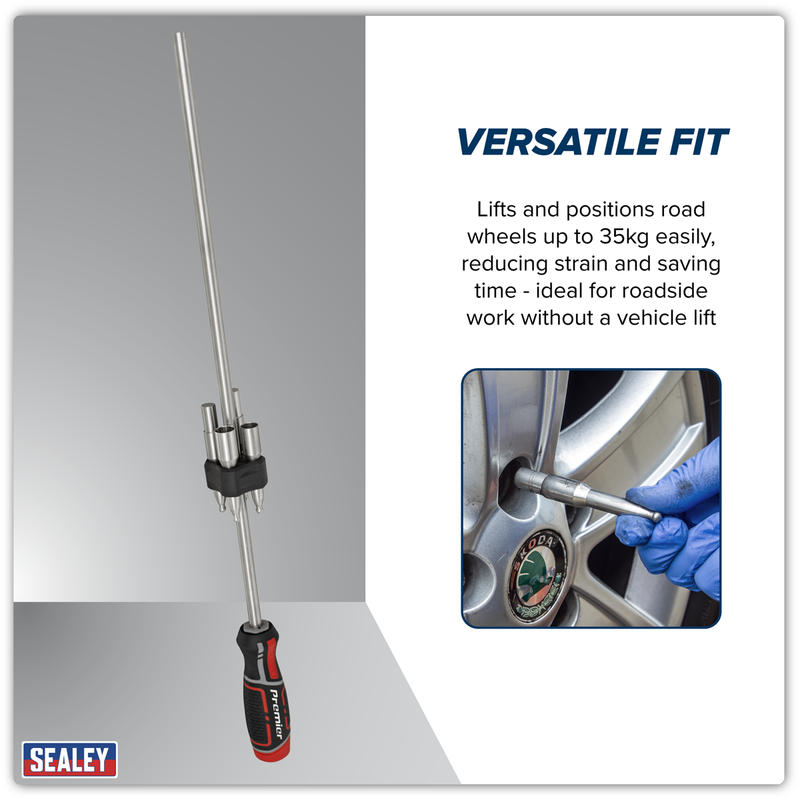 Sealey Premier WheelEazy™ Wheel Fitting Tool AK7500 0.68kg