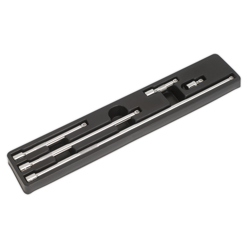 Sealey Premier Extension Bar Set 1/4"Sq Drive 5 Piece